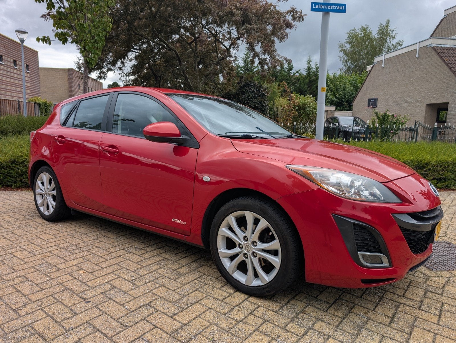 Mazda 3 1.6 Sport 2011 Rood, Auto diversen, Ophalen, Gebruikt