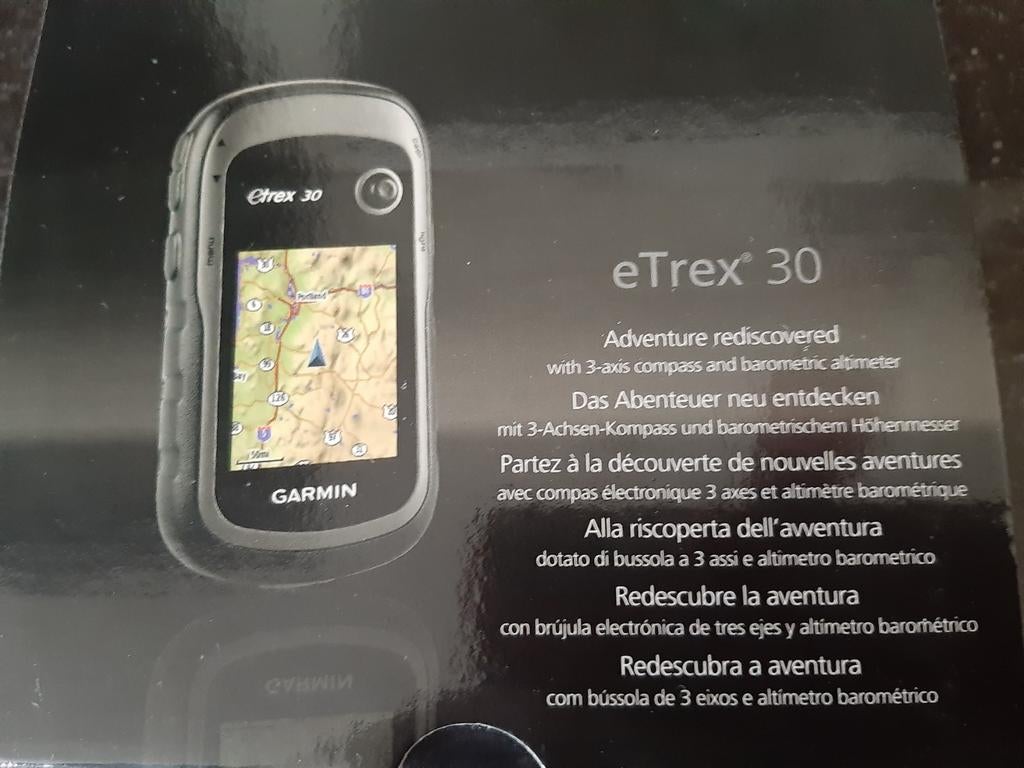 Garmin eTrex 30 GPS tracker, voorzien van gebruiksaanwijzing, Ophalen, GPS, Nieuw