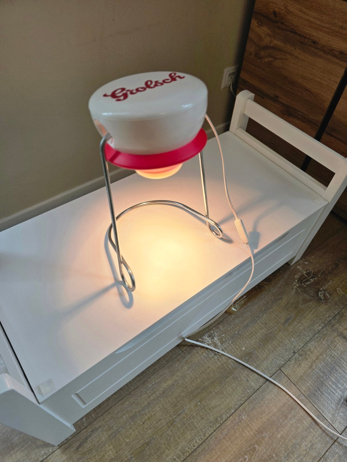 Nieuwe vintage Grolsch Beugellamp, Ophalen, Nieuw