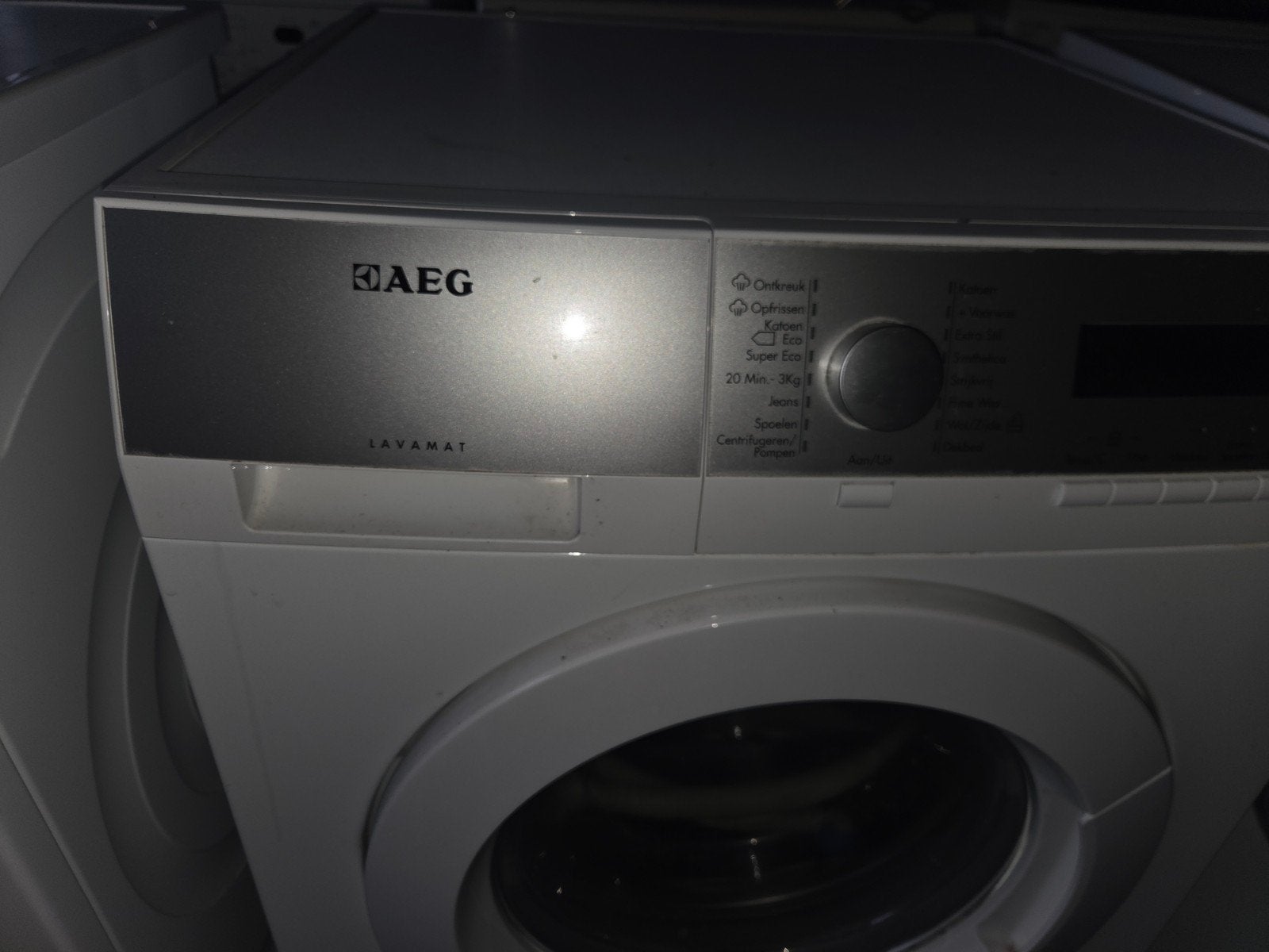 AEG wasmachine, Ophalen, Gebruikt, Energieklasse A of zuiniger, Voorlader