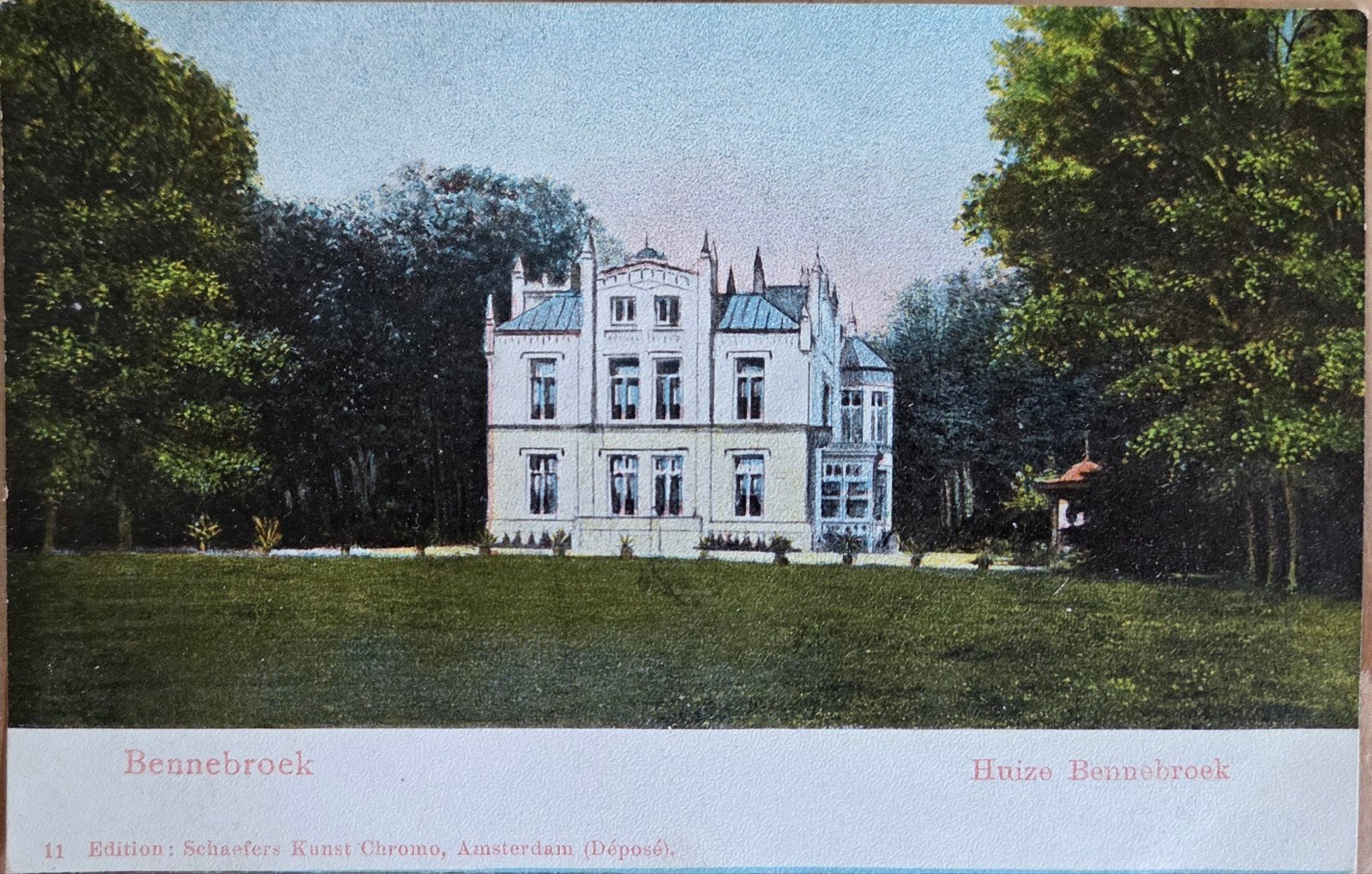 BENNEBROEK, Huize Bennebroek <1905, Ophalen of Verzenden, Voor 1920, Ongelopen