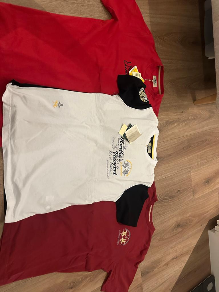 3 La Martina shirts - Nieuw, maat M - Zeldzaam, Ophalen of Verzenden, Nieuw, Maat 48/50 (M)