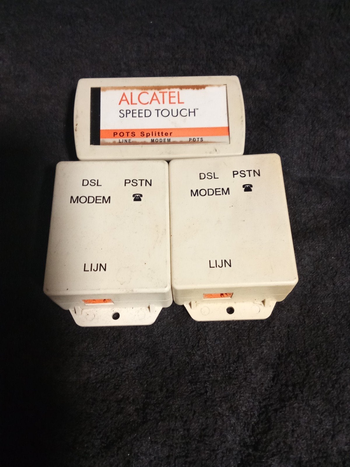 Alcatel Speed Touch POTS Splitter en DSL Modems, Ophalen, Zo goed als nieuw, Splitter