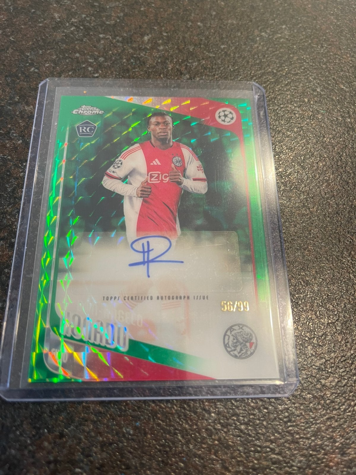 Don-Angelo Konadu Rookie Autograph 56/99 Topps Ajax, Ophalen of Verzenden, Zo goed als nieuw, Plaatje