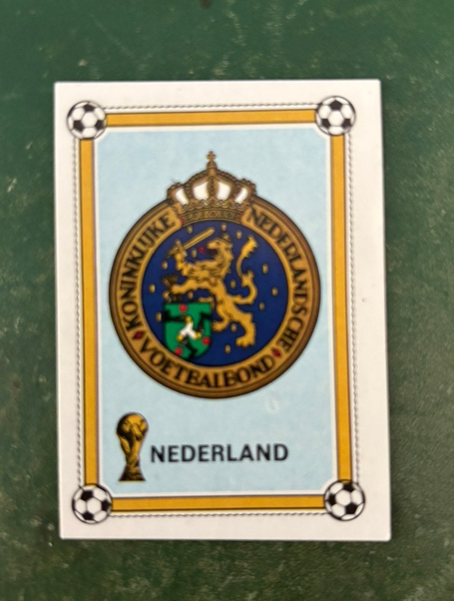 Panini plaatje embleem Nederland WK 1978, Ophalen of Verzenden, Zo goed als nieuw