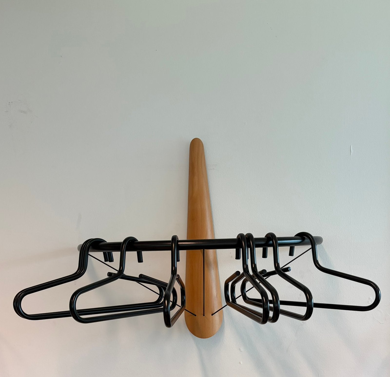 Wandkapstok, Zo goed als nieuw, Minder dan 100 cm, Metaal, Ophalen