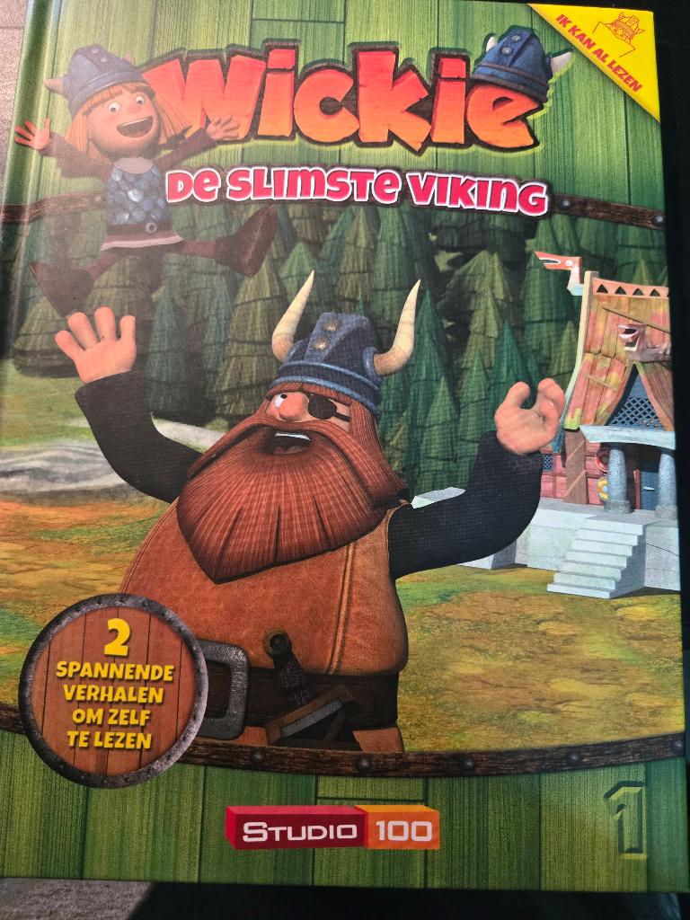 kinderboek Wickie De slimste Viking, Boeken, Ophalen, Gert Verhulst, Fictie algemeen, Zo goed als nieuw