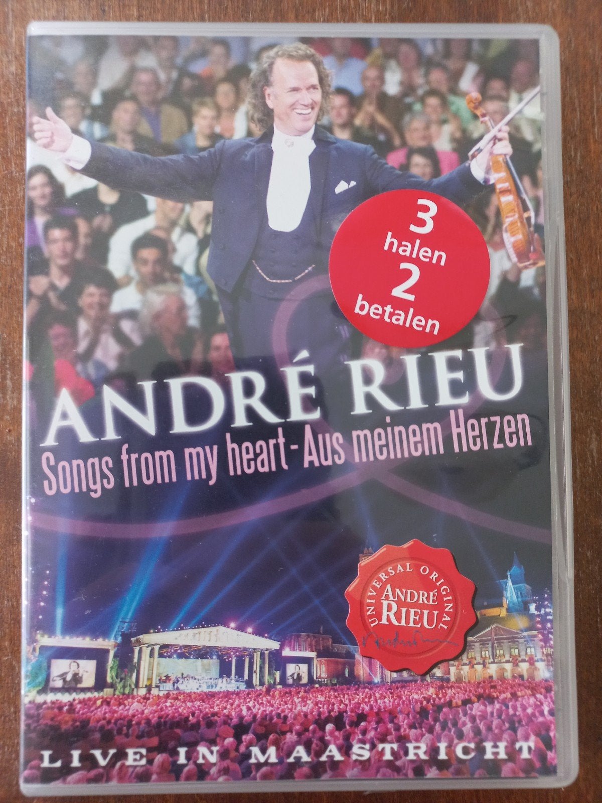 André Rieu - Songs from my heart - Live in Maastricht, Spaans, Spaans, Gebruikt, Alle leeftijden