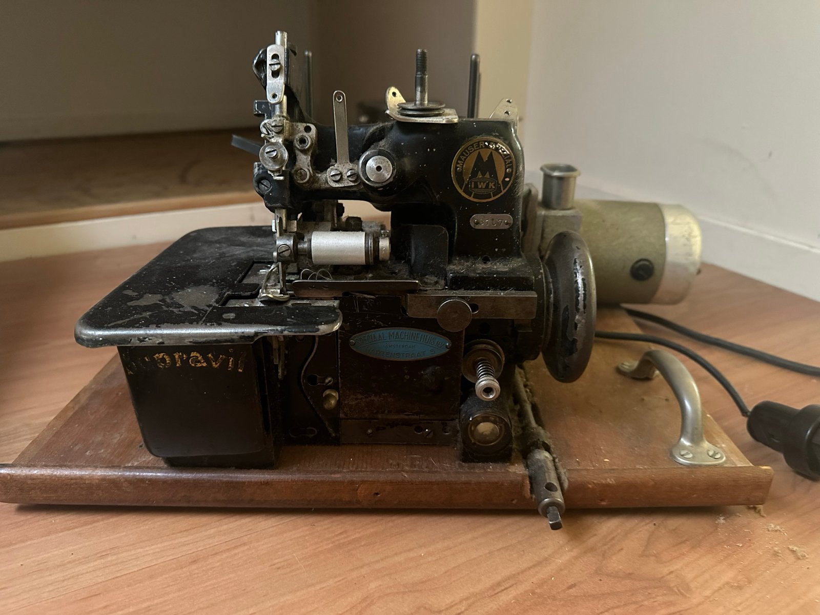 Vintage Mauser Spezial Lockmachine - Industrieel, Gebruikt, Lockmachine, Industrieel, Ophalen