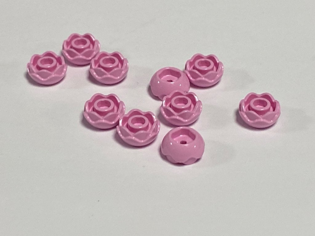 Partij 10x nieuwe Lego bloem blaadjes 2x2 diverse kleuren, Overige thema's, Lego, Nieuw, Ophalen of Verzenden