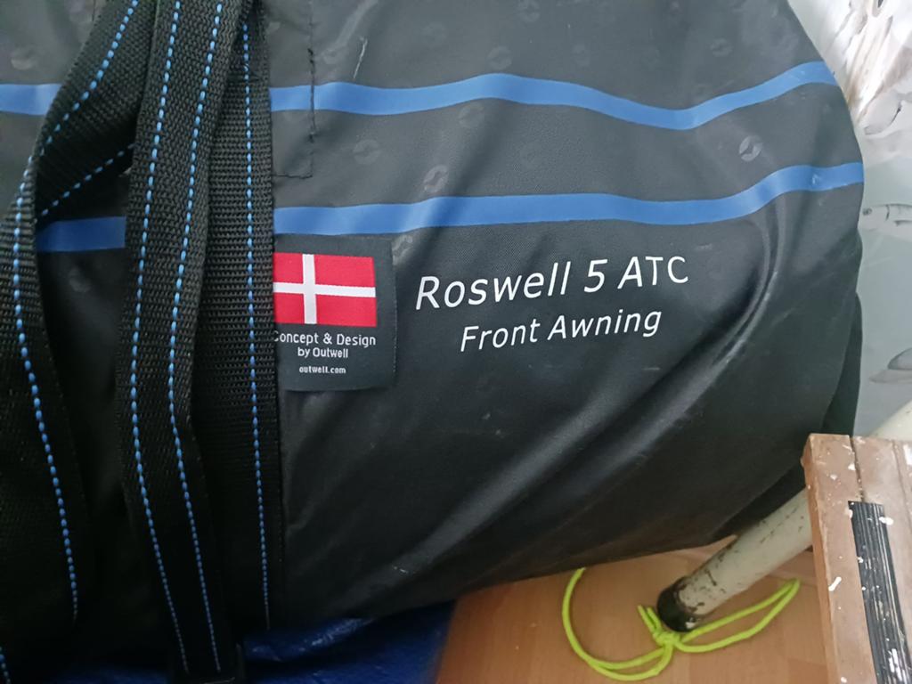 Voortent uitbereiding outwell roswell 5 atc, Ophalen, Zo goed als nieuw, Tot en met 2