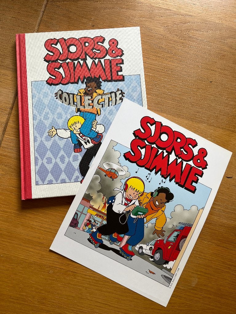Sjors & Sjimmie collectie incl prent, Gelezen, Eén stripboek, Ophalen of Verzenden, Frans Piët