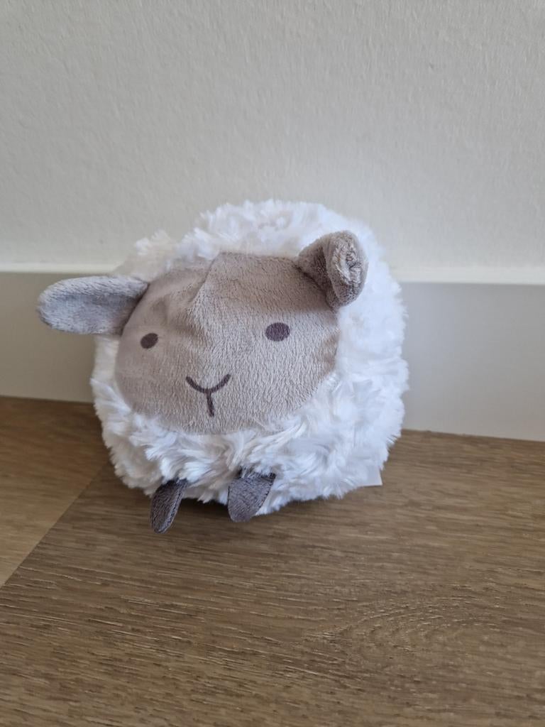 Knuffel schaap Zeeman wit grijs knuffeltje K6168, Ophalen of Verzenden, Zo goed als nieuw, Overige typen