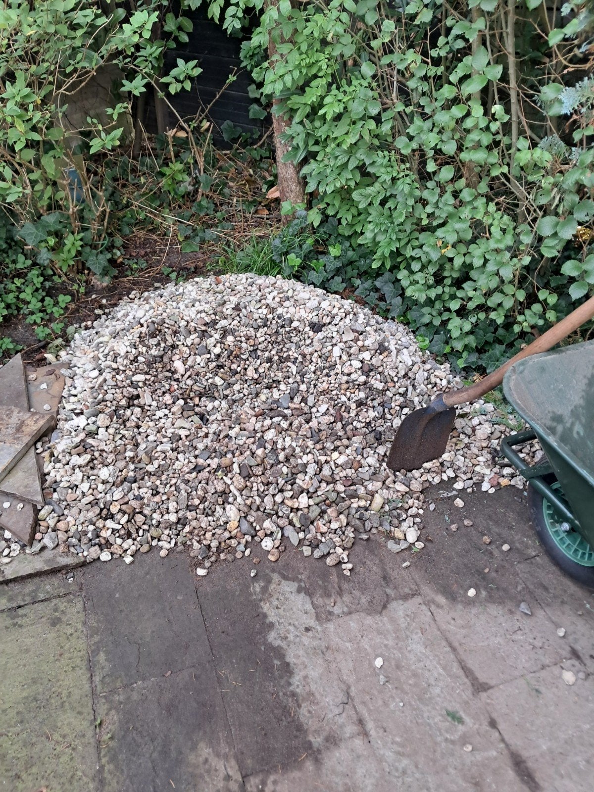 0.5 m3 grof wit grind GRATIS, Tuin en Terras, Ophalen, Overige materialen, Gebruikt, Grind