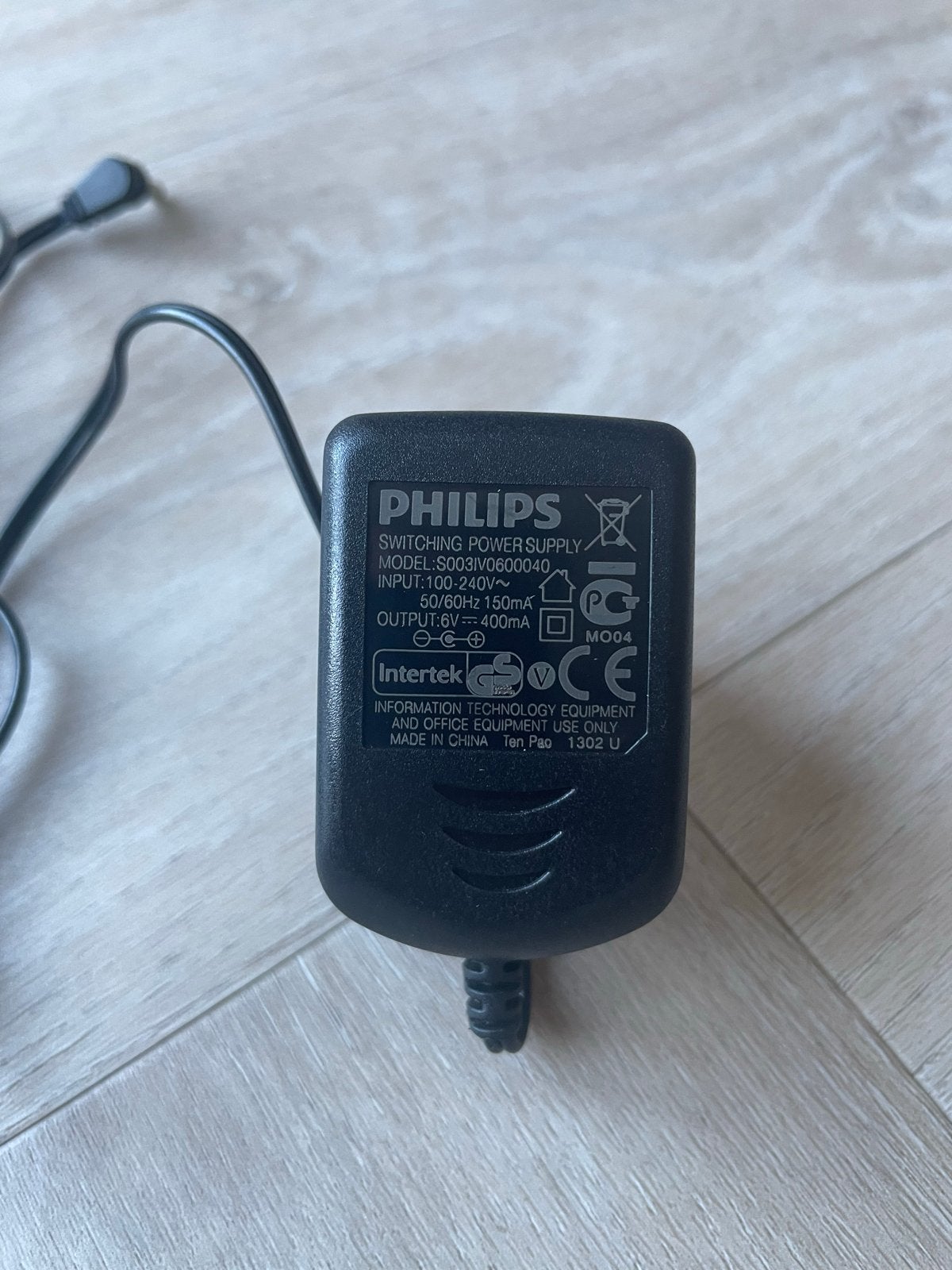 Philips S003IV0600040 Oplader 6V 400mA, Ophalen of Verzenden, Gebruikt