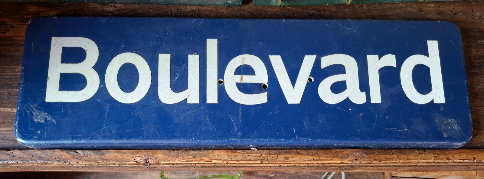 leuk boulevard bord, Ophalen