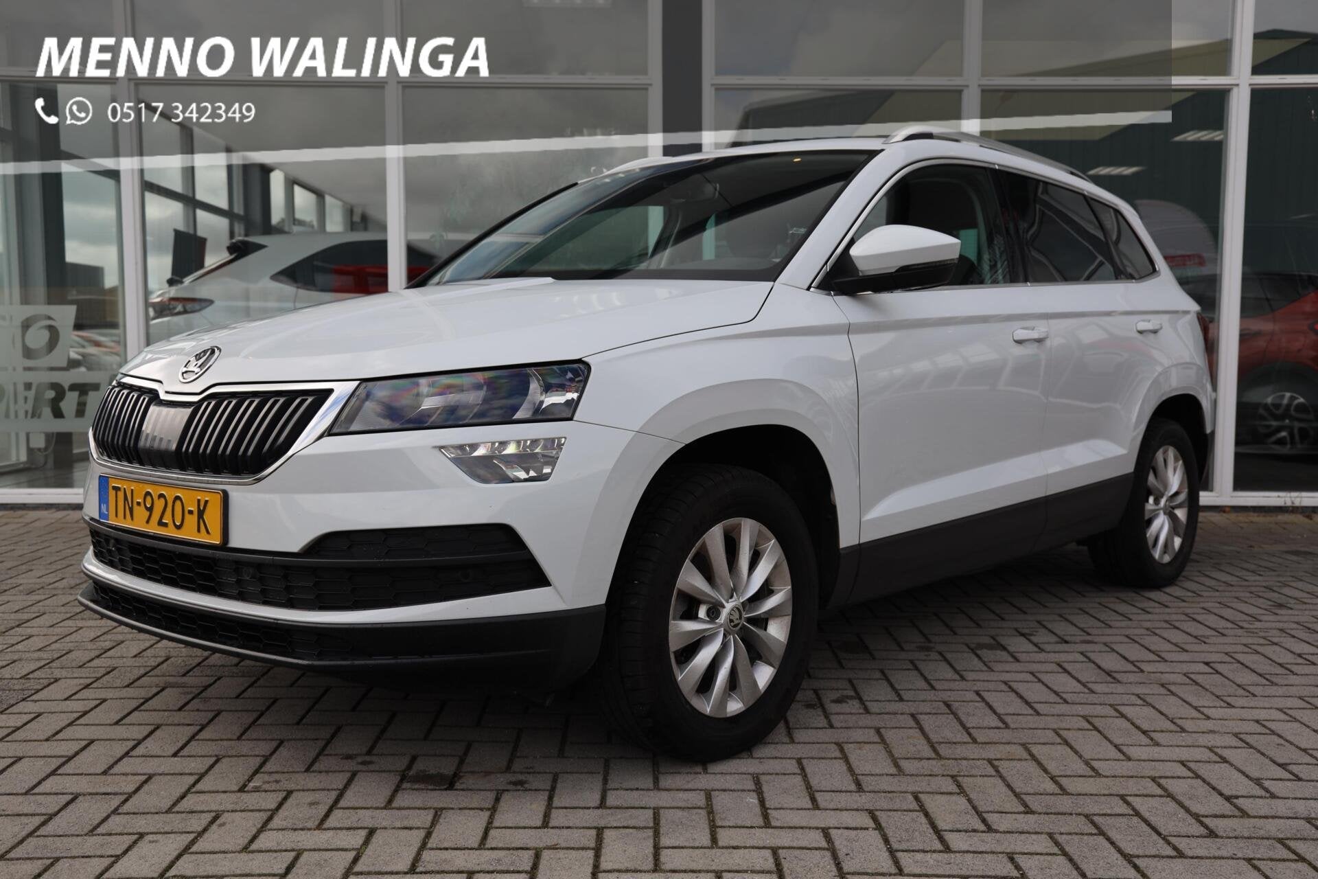 Skoda Karoq 1.0 TSI Clever Edition|Cruise control|Navi|PDC|, Auto's, Voorwielaandrijving, Gebruikt, Euro 6, Met garantie (alle)