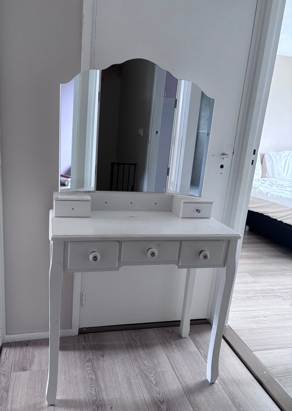 Kaptafel, Huis en Inrichting, Tafels | Kaptafels, Ophalen, Gebruikt, 50 tot 100 cm, Minder dan 100 cm