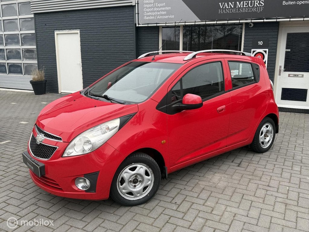 Chevrolet Spark 1.0 16V LS Bi-Fuel, airco, 5 deurs, nap, APK, Auto's, Chevrolet, Euro 5, Zwart, 4 cilinders, Origineel Nederlands