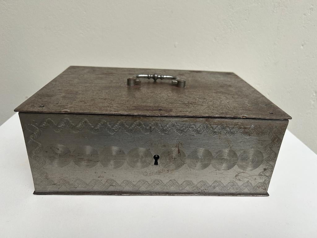 Beaumont vintage geldkistje, Ophalen of Verzenden, Gebruikt, Metaal of Blik, Dier