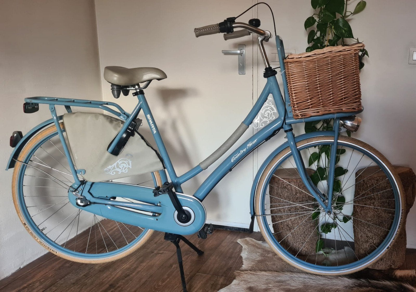 Blauwe SPARTA type Country Tour Transportfiets || Nexus 3!, Versnellingen, Zo goed als nieuw, Gazelle, Trommelrem