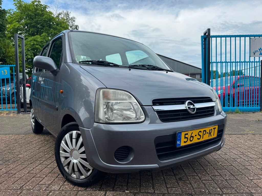 Opel Agila 1.2-16V Flexx cool A-C Elek Pakket Strbkr Apk 03-, Voorwielaandrijving, Stof, Zwart, 4 cilinders