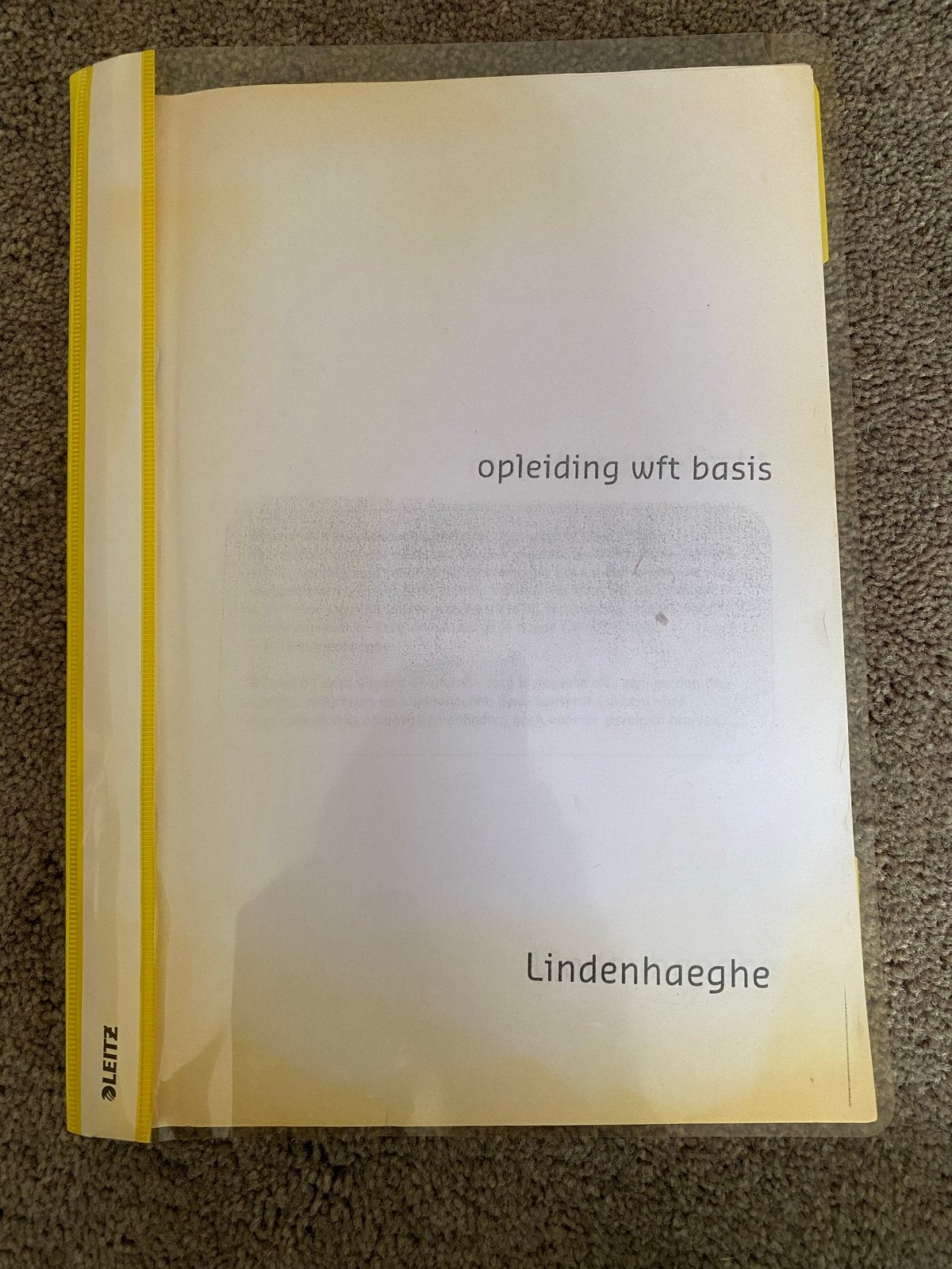 Opleiding WFT Basis Lindenhaeghe, Ophalen of Verzenden, Gamma, Zo goed als nieuw, MBO
