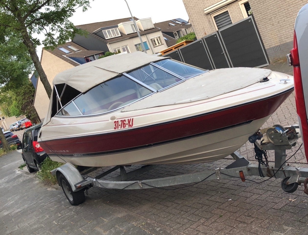 Bayliner 1850 ss 4,3L V6 bowrider met Trailer - Watersport!, Ophalen, Gebruikt, Binnenboordmotor, Bayliner