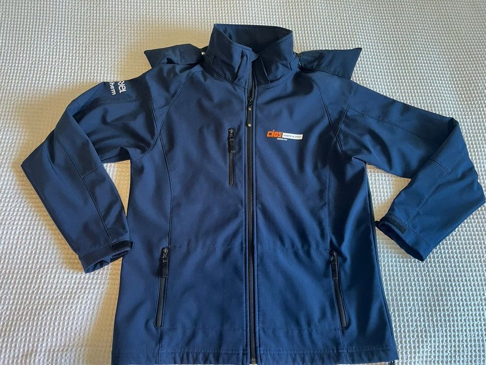 CIOS Rijn IJssel Jack met fleecevoering - Maat L, Kleding | Heren, Sportkleding, Maat 52/54 (L), Blauw, Overige typen, Ophalen of Verzenden