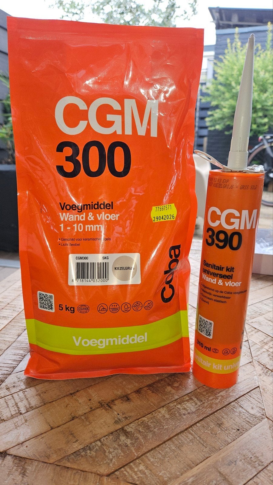 CGM 300 Voegmiddel Kiezelgrijs - 5 kg, Ophalen, Gebruikt, Wandtegels, Minder dan 20 cm