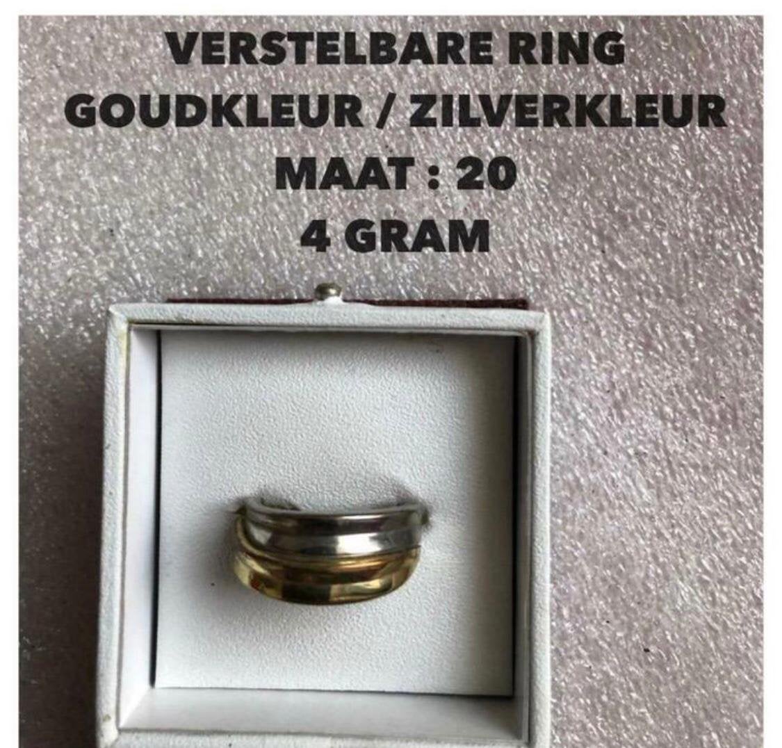 VERSTELBARE RINGEN - MAAT 20 - DIVERSE 5 € PER STUK, 20 of groter, Ophalen of Verzenden, Zo goed als nieuw, Dame of Heer