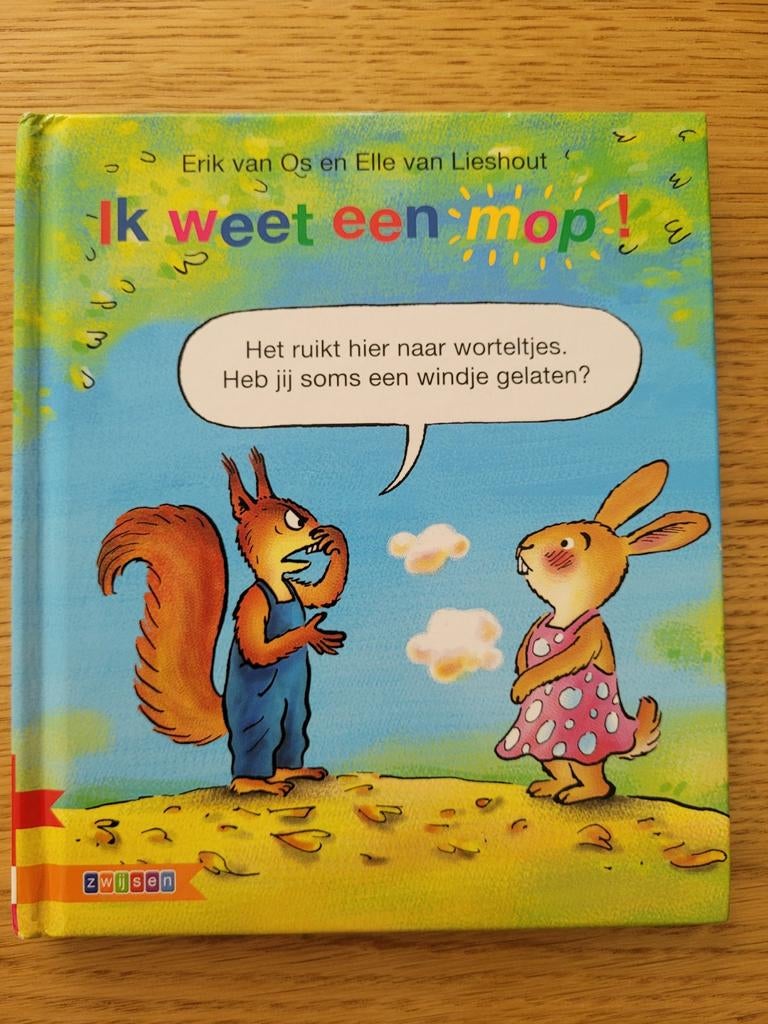 Ik weet een mop! - Moppenboekje voor kinderen, Ophalen, Fictie algemeen, Zo goed als nieuw, Erik van Os en Elle van Lieshout