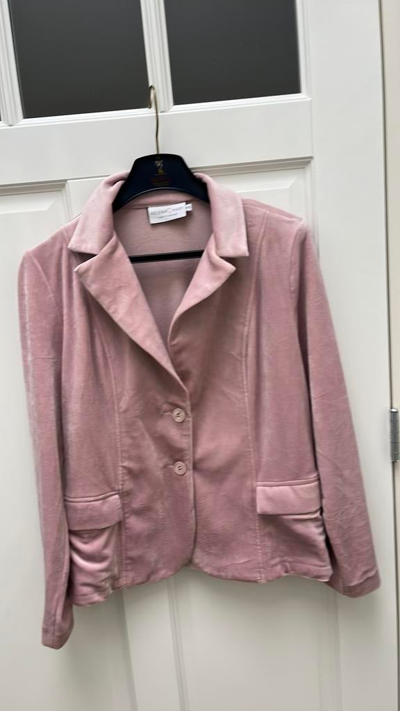 Helena Hart velours jasje maat xxl, Maat 46/48 (XL) of groter, Ophalen of Verzenden, Zo goed als nieuw, Jasje