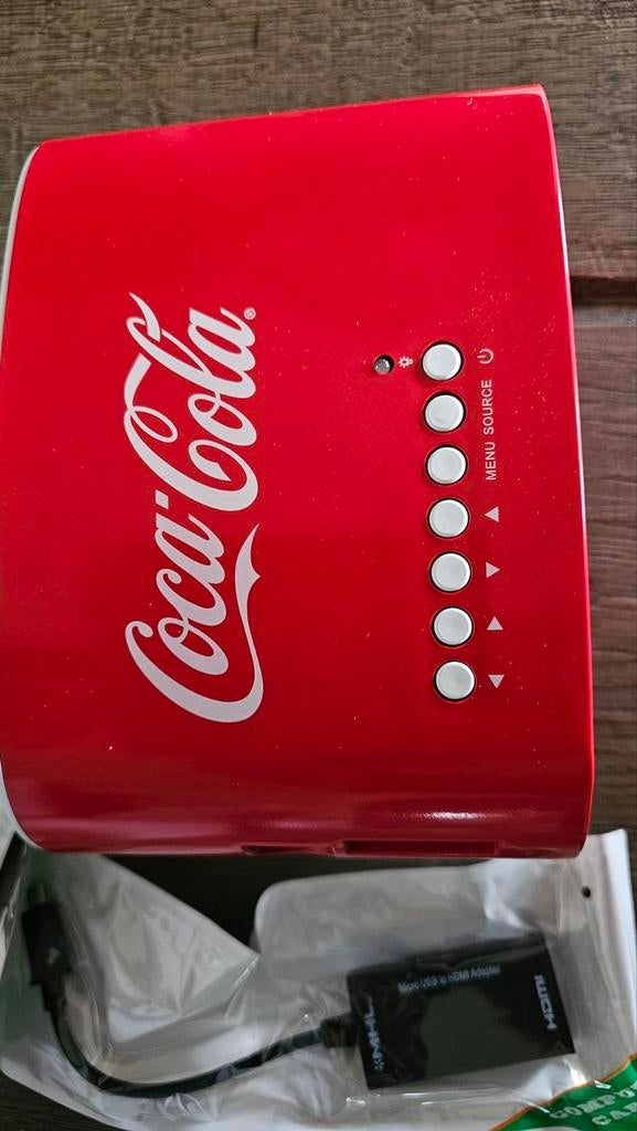 Coca cola mini beamer NIEUW, Ophalen of Verzenden, Nieuw