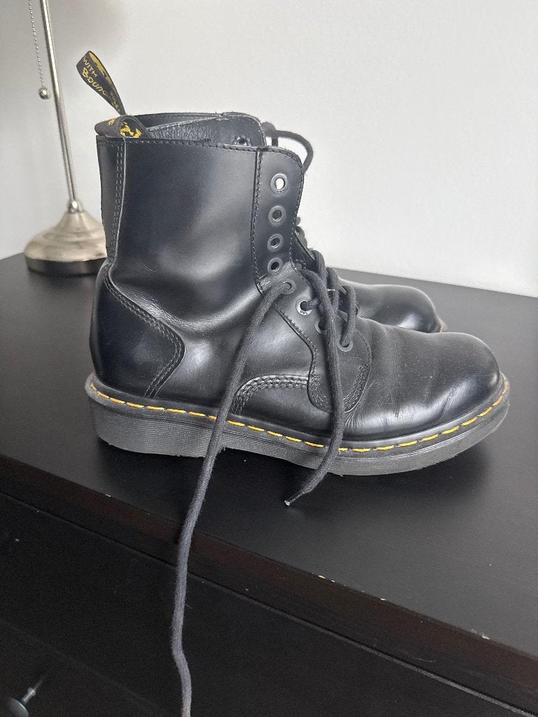 Dr Martens boots heren maat 9, Kleding | Heren, Schoenen, Zwart, Boots, Ophalen of Verzenden, Gedragen
