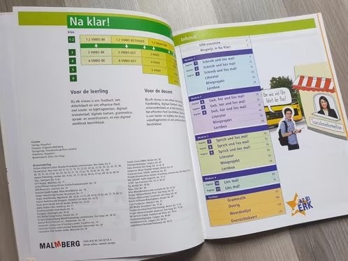 DUITS, Na Klar! 4, VMBO-KGT, Textbuch, A.G.M. Jacobs - NIEUW, VMBO, Duits, Malmberg, Nieuw
