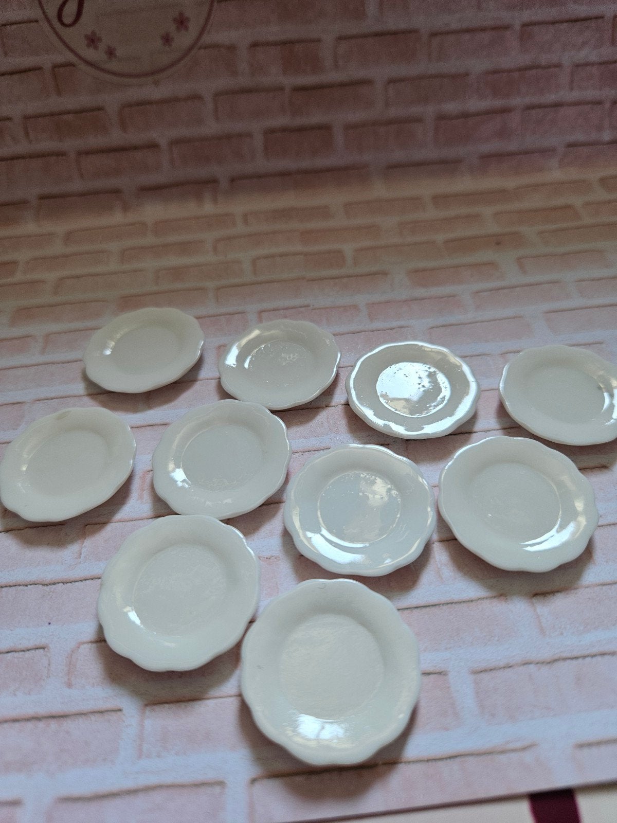 Miniatuur bordjes voor poppenhuis of verzameling, Ophalen of Verzenden, Nieuw, Poppenhuis