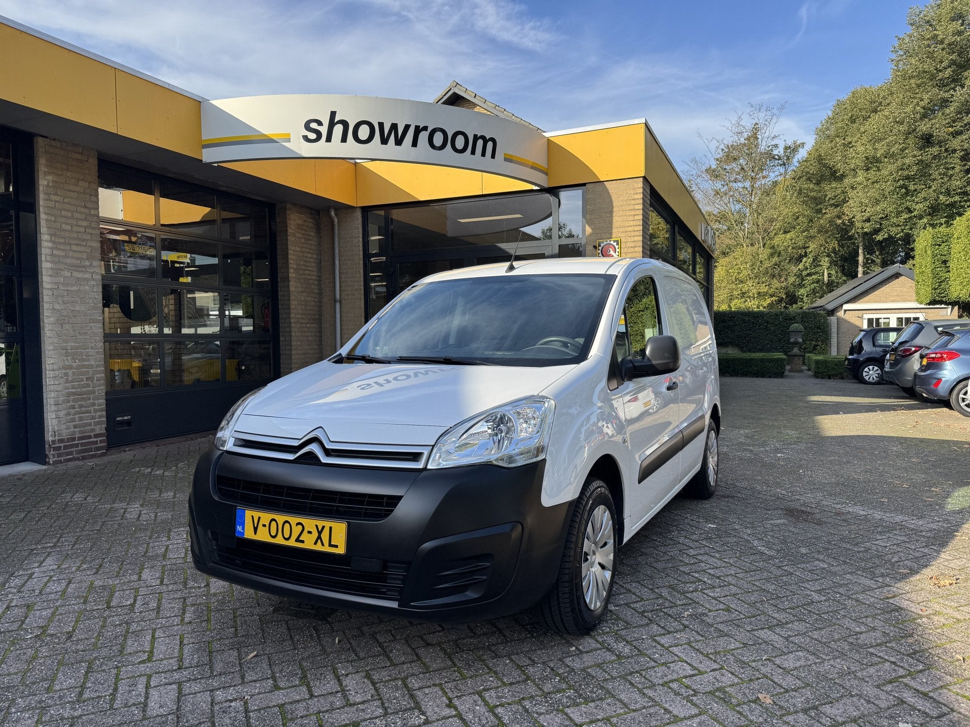 Citroën Berlingo Full Electric Club 3Pers Airco Camera, Gebruikt, Citroën, Wit, Onderhoudsboekje