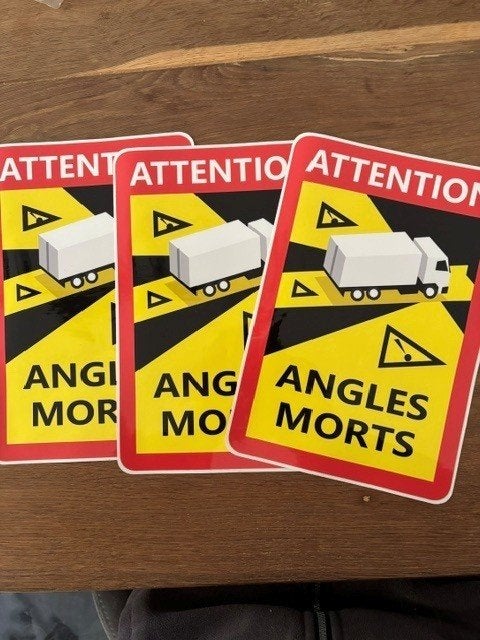 Angles Morts stickers voor de camper, Ophalen of Verzenden, Nieuw