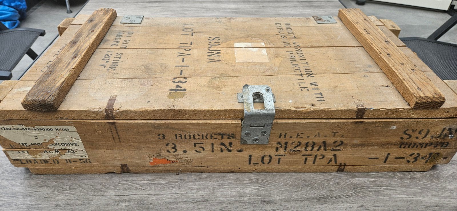grote houten munitiekist, Ophalen of Verzenden, Landmacht, Nederland