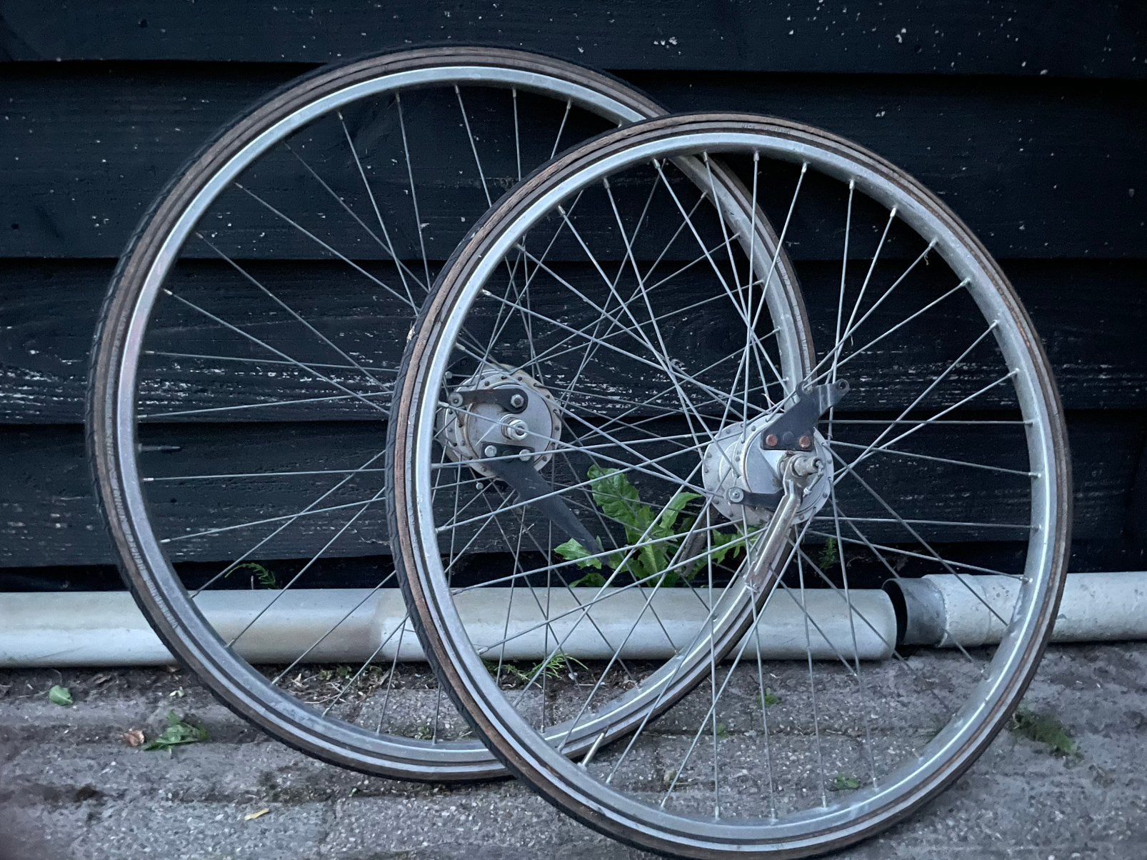 Setje oude sturmey archer, Verzenden, Gebruikt, Wiel, Aluminium
