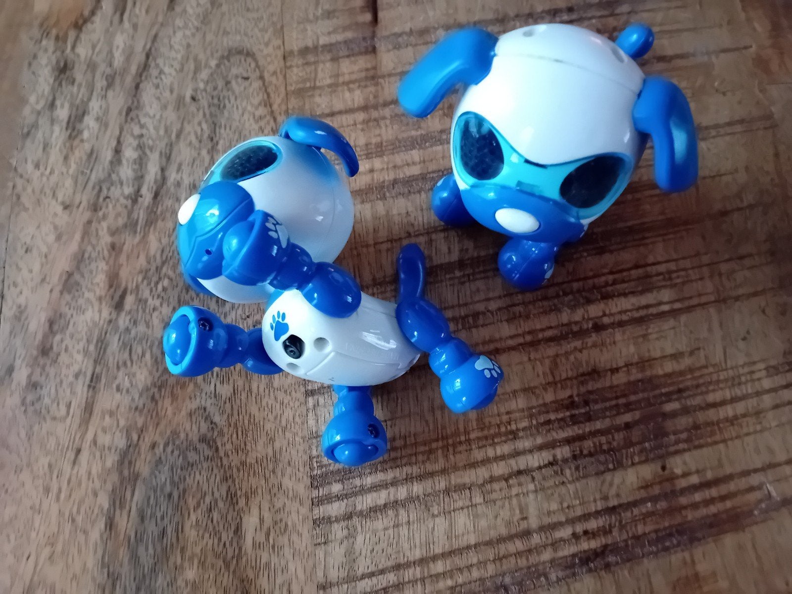 2 blauwe robothondjes, hondjes speelgoed, Ophalen of Verzenden, Jongen of Meisje