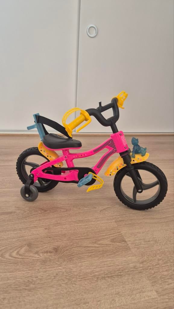 Baby Born fiets met zijwieltjes, Ophalen of Verzenden, Zo goed als nieuw, Overige typen