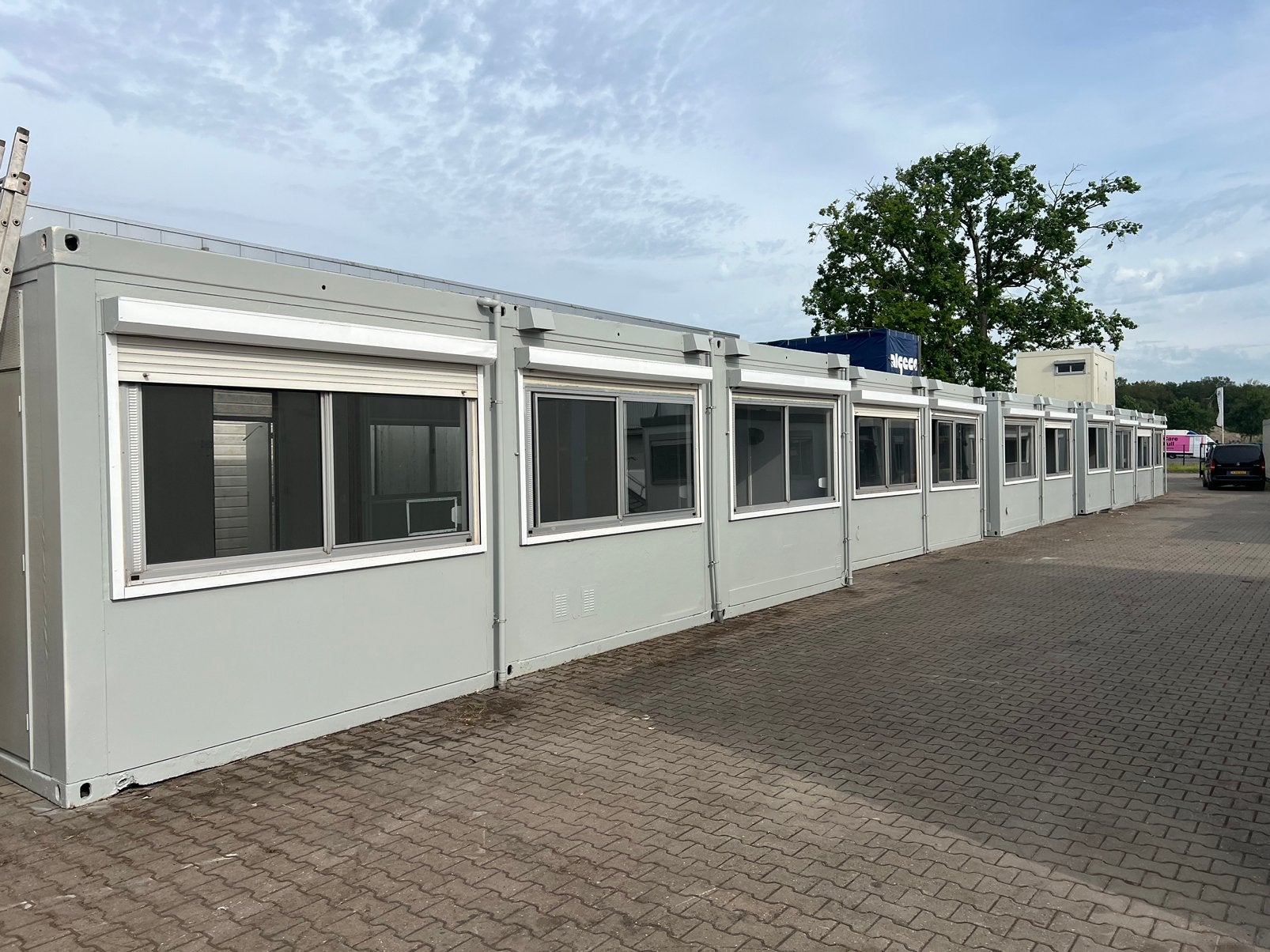 Kantoorunit / bouwkeet / schaftkeet / geschakelde units, Doe-het-zelf en Verbouw, Bouwketen en Schaftketen, Ophalen of Verzenden