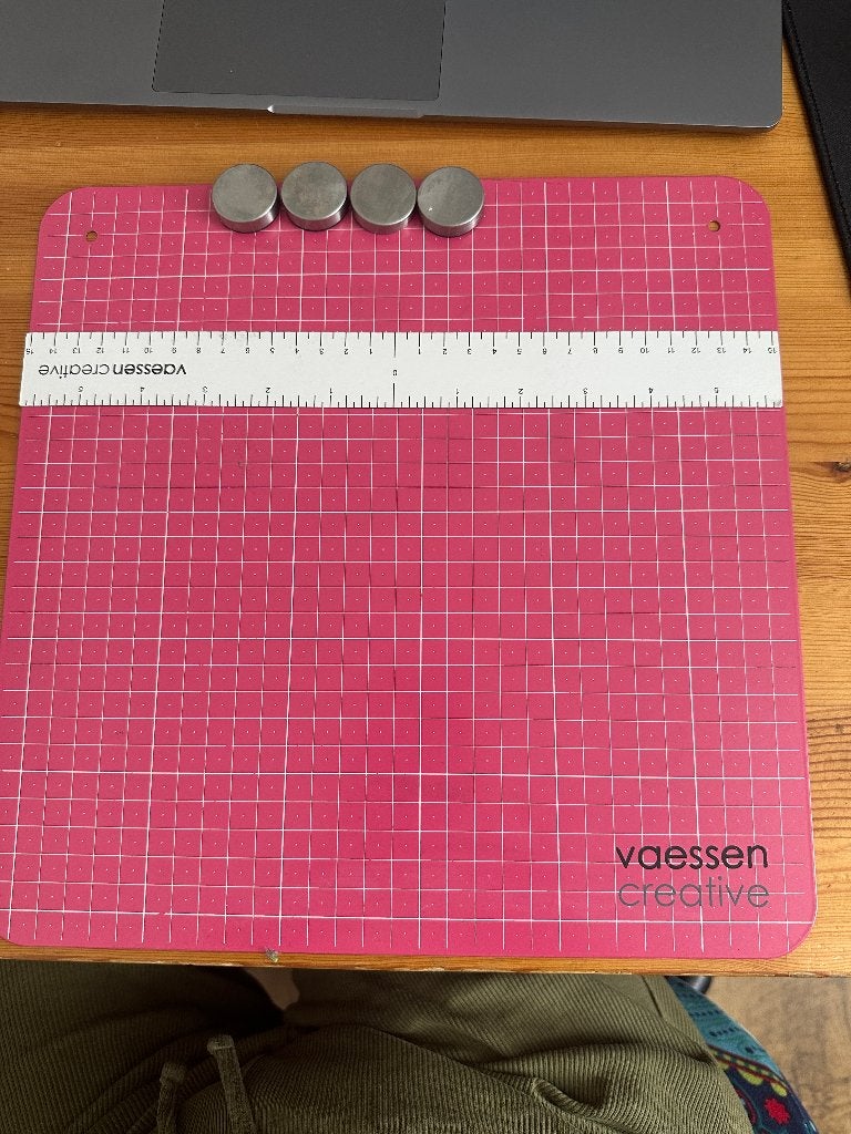 Vaessen Creative Work Easy magnetisch werkblad, Roze, Gereedschap of Toebehoren, Zo goed als nieuw, Herbruikbaar