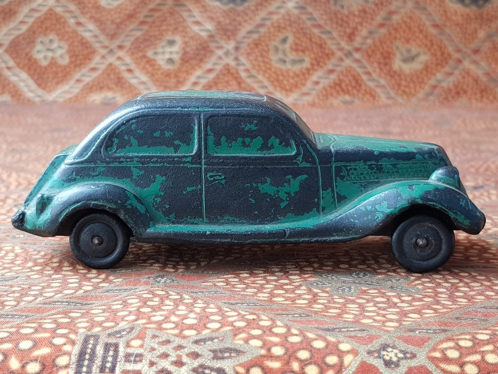 Zeldzame oude Ford Tudor modelauto uit Amerika 13 cm., Ophalen of Verzenden