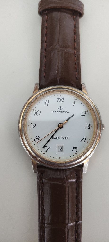 Mooi vintage horloge Continental 187-56, Ophalen of Verzenden, Gebruikt, Staal, Overige merken