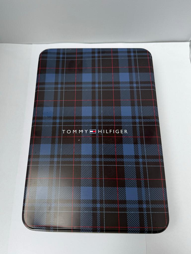 Tommy Hilfiger blikken doos - Ruitpatroon, Minder dan 50 cm, Minder dan 50 cm, Ophalen of Verzenden, Zo goed als nieuw