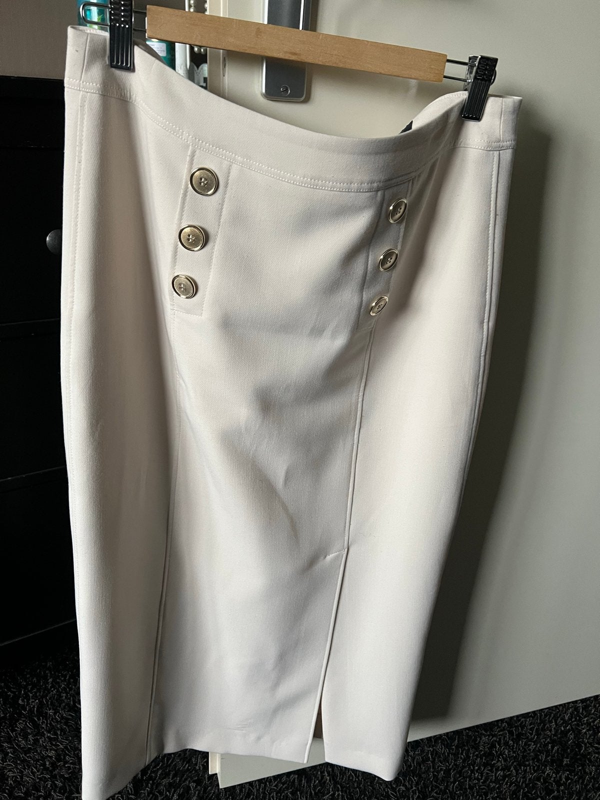 Lilytime lange strakke rok maat 36, Kleding | Dames, Rokken, Beige, Ophalen of Verzenden, Zo goed als nieuw, Maat 36 (S)