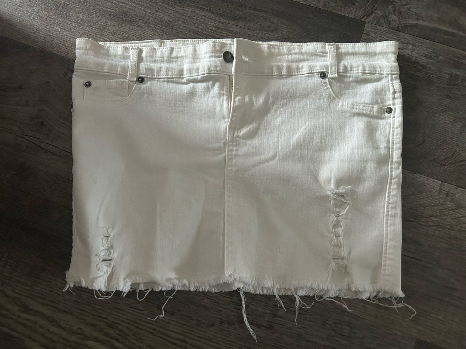 Nikkie spijker rokje wit, maat XL, Wit, Maat 46/48 (XL) of groter, Nieuw, Ophalen of Verzenden